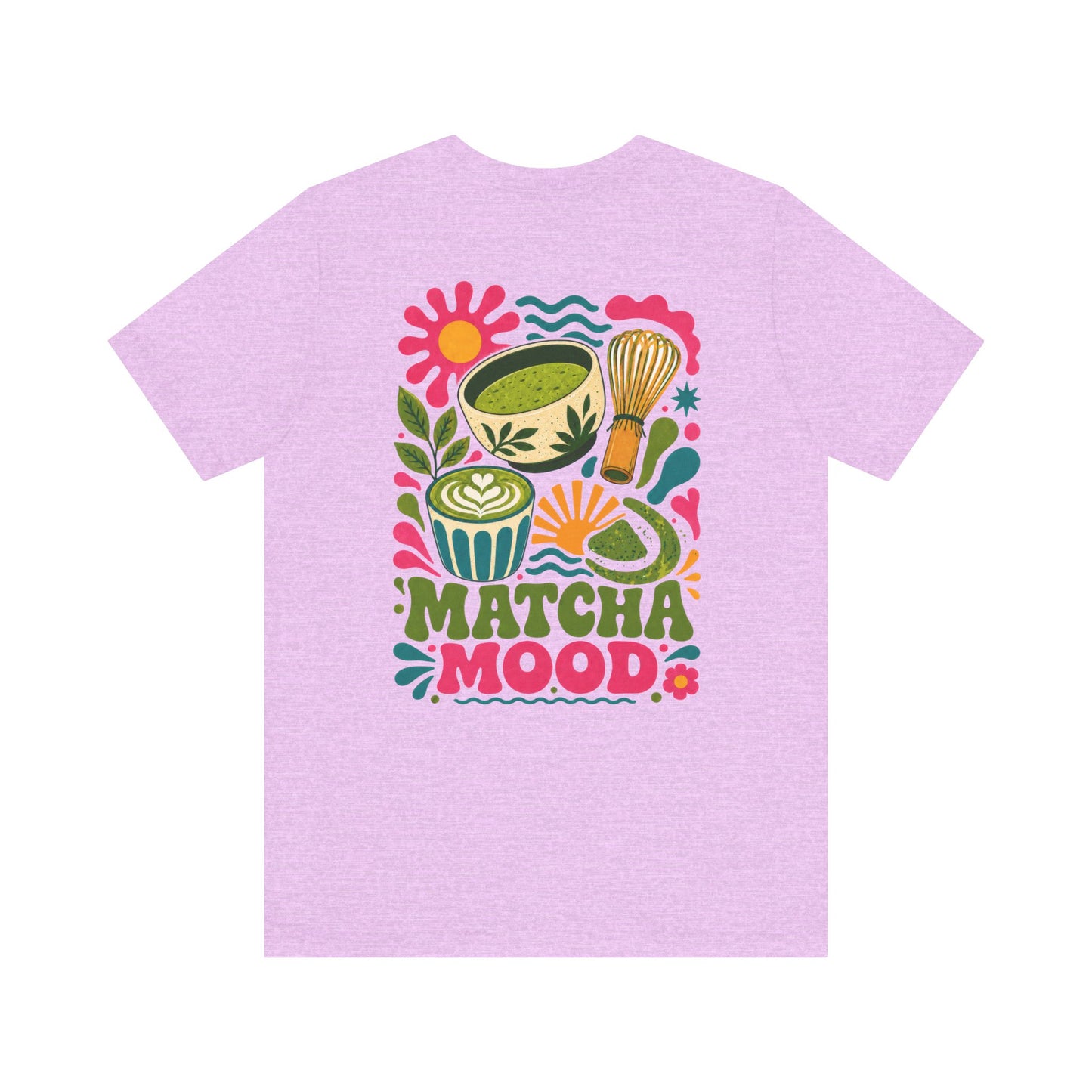 Matcha Mood T-Shirt | Matcha Tea Illustration, Whisk & Cup Design