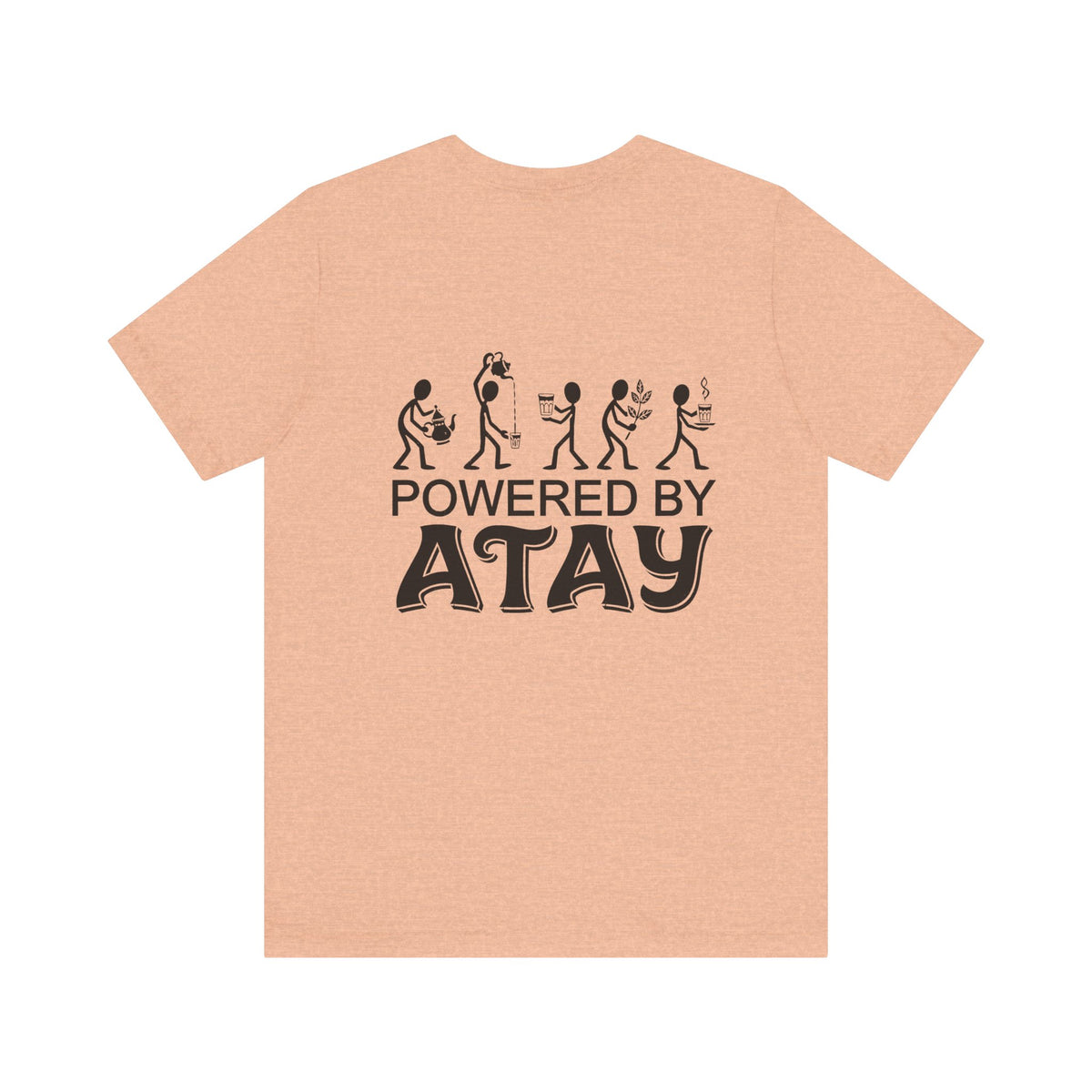Powered by Atay T-Shirt | Evolution Coffee Tea Lovers Tee