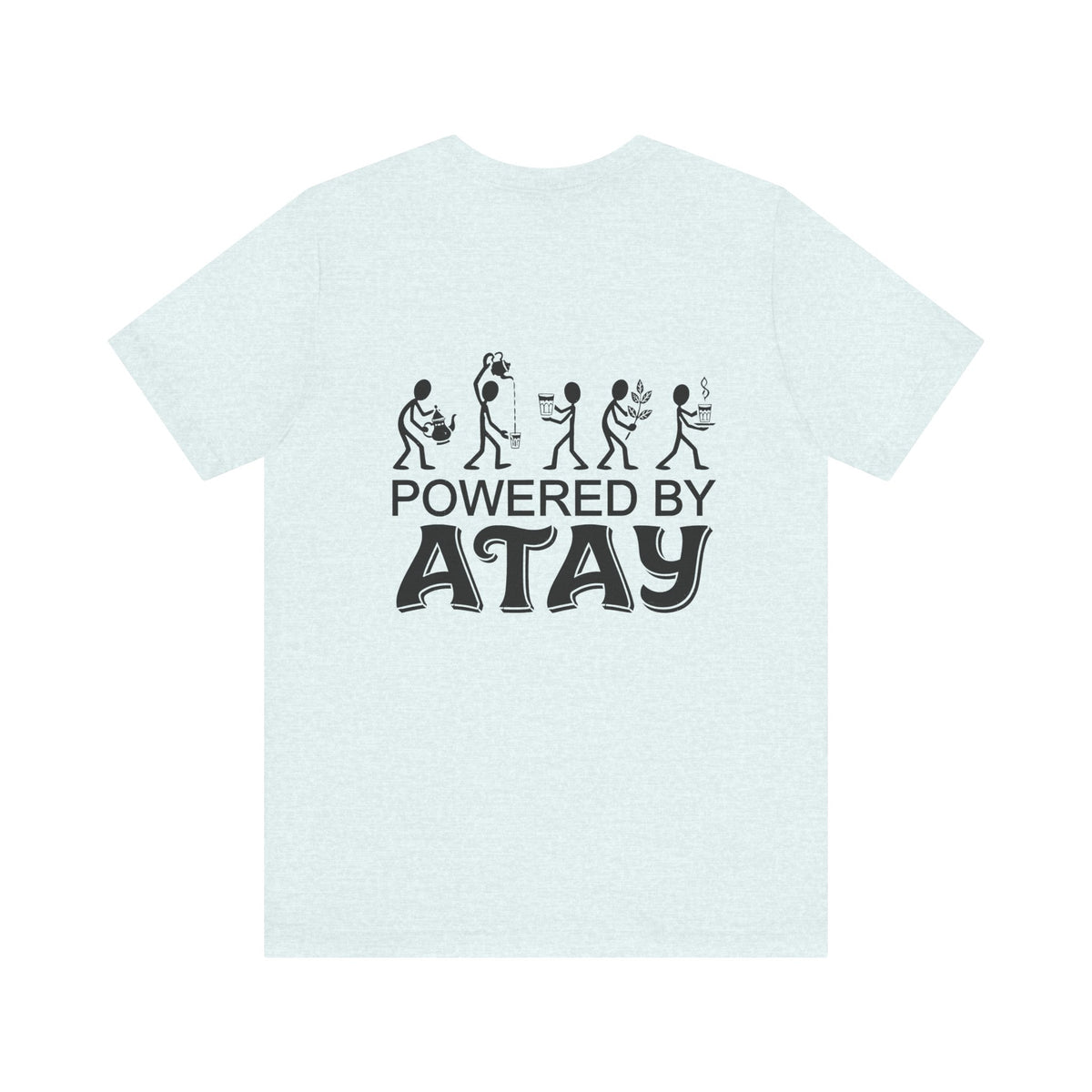 Powered by Atay T-Shirt | Evolution Coffee Tea Lovers Tee
