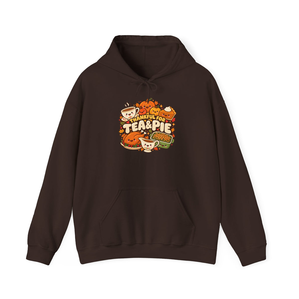 Thanksgiving  T-shirt - Emoji Tea and Pie
