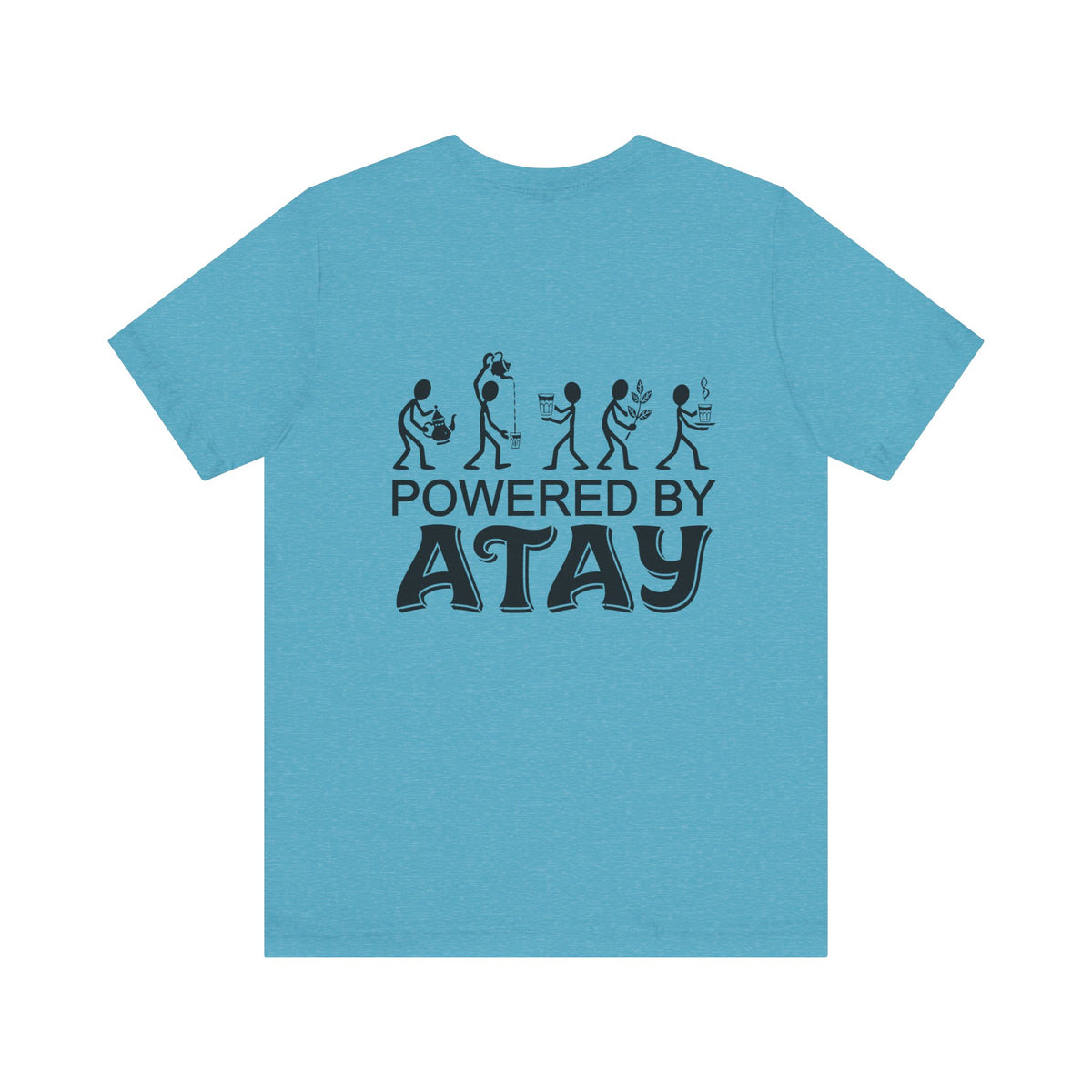 Powered by Atay T-Shirt | Evolution Coffee Tea Lovers Tee