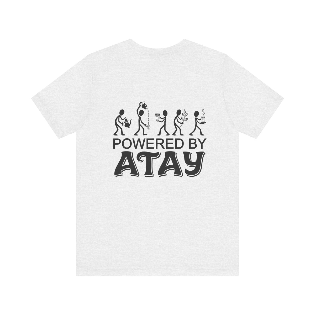 Powered by Atay T-Shirt | Evolution Coffee Tea Lovers Tee